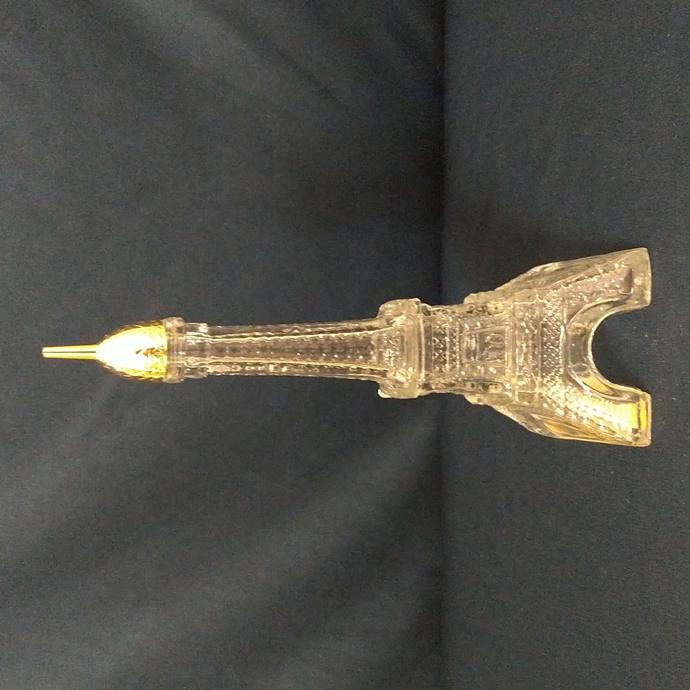 Vintage 1970's Avon Eiffel Tower Glass Bottle Paris France Perfume Bottle